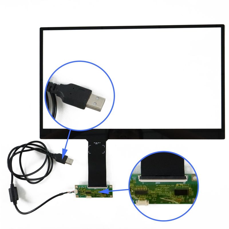 15.6 дюйма Малый размер емкостной USB сенсорный экран панель для операционной системы Wins Сделано
