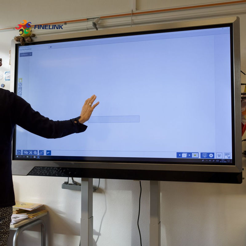 32-55 дюймовый LCD-панель FINELINK Touch Screen PCAP Черный емкостный образовательный сенсорный панель