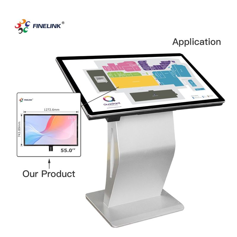 32-86 дюймов Custom Touch Многоточечный USB/I2C/RS232 Интерфейс Большой ПК Капацитивная панель