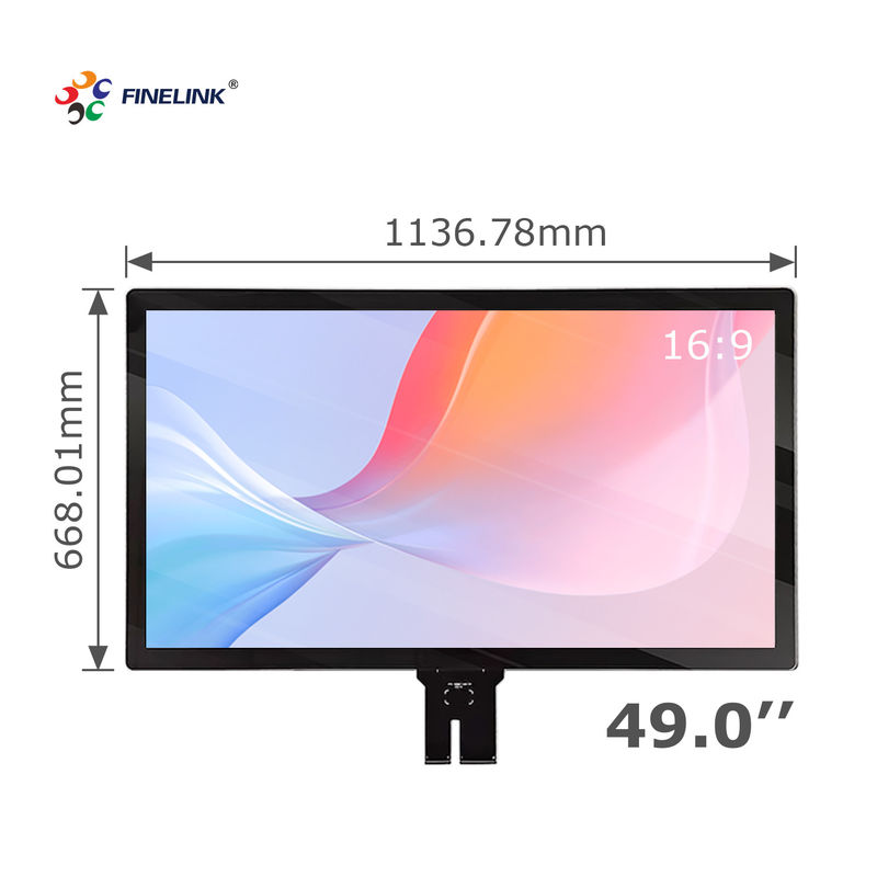49 дюймовый IP65 водонепроницаемый Touch Multi-touch USB/I2C/RS232 Интерфейс Большой емкостный сенсорный панель для киоска