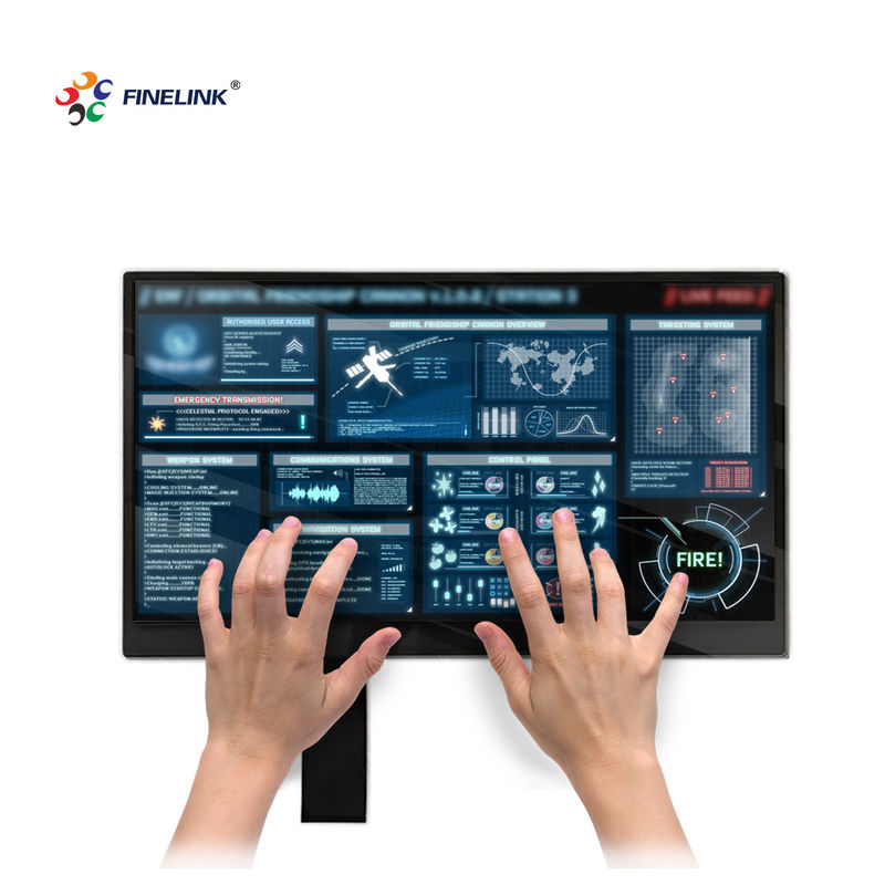 USB I2C интерфейс Multi Touch PCAP GG 15,6 дюймовая емкостная сенсорная панель для монитора POS