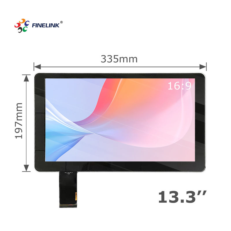 13.3 дюймовый многоприкосновный экран PCAP USB I2c Капацитивный набор накладки 335 мм длина