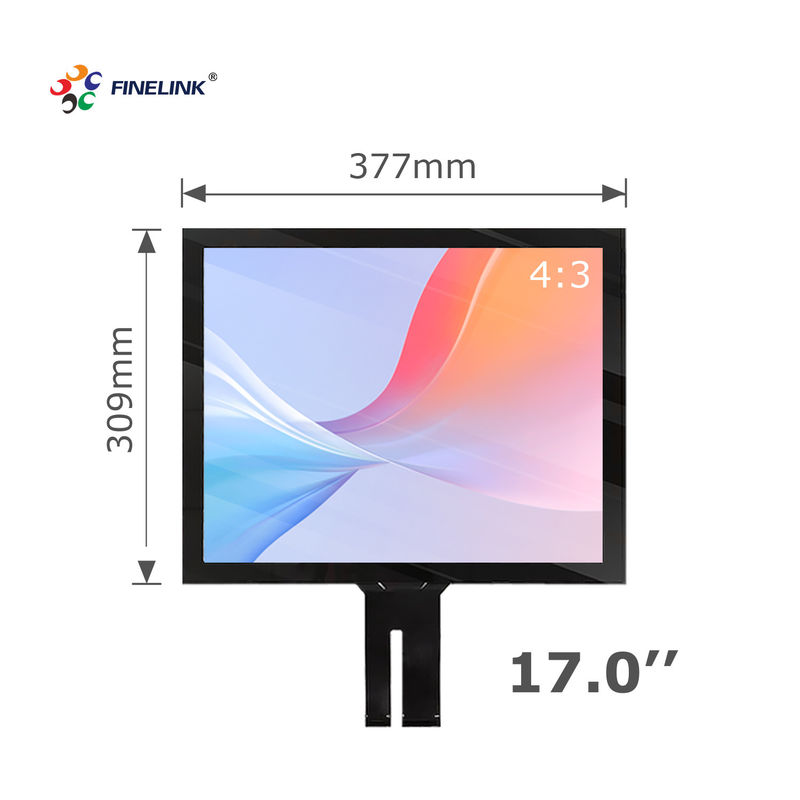 17-дюймовый емкостный сенсорный экран для коммерческих мониторов USB/I2C/Serial Port Interface