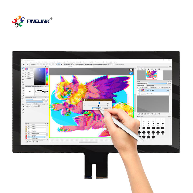 19.5 дюймовый G G Multi Touch Custom IIC USB PCAP Screen Panel с многоточечным сенсорным устройством